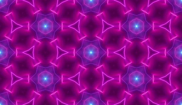 Neon Geometric Motion Seamless Background Pattern