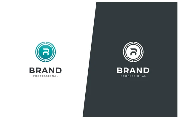 Letter Logo Vector Design Concept Monogram Icon Trademark Dalam Bahasa - Stok Vektor