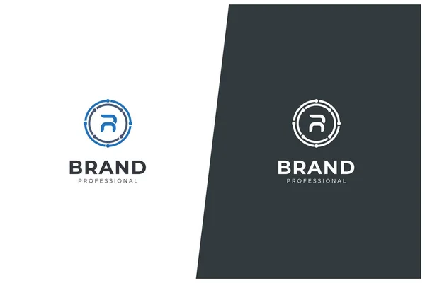 Letter Logo Vector Design Concept Monogram Icon Trademark 창의적 최소한의 — 스톡 벡터