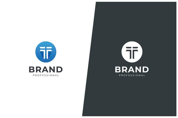 Letter Logo Vector Design Concept Monogram Icon Trademark Tvůrčí Minimální — Stockový vektor