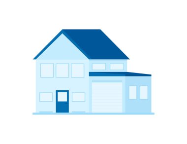 El ele tutuşan iş adamları. Ev kirası, mülk, emlak konsepti. Vektör çizimi. Teknoloji konsepti.