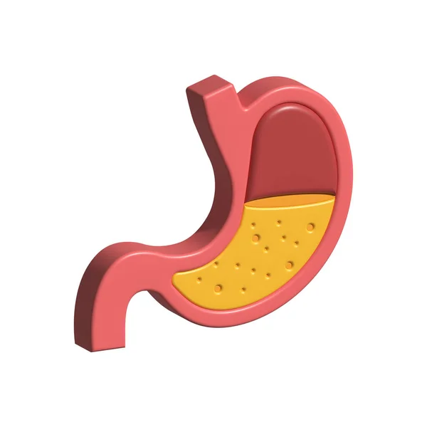 Colitis de desenho médico. Gastroenterologia. Desenho de ícone de constipação intestinal. Saúde. ilustração de estoque — Fotografia de Stock