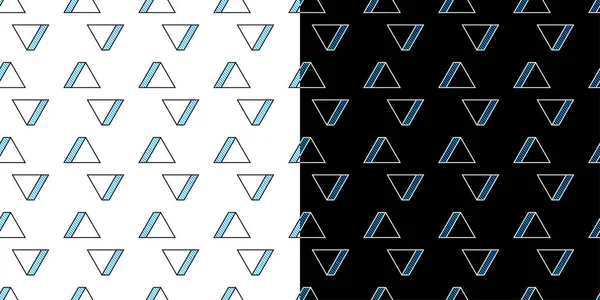 Memphis abstractie figuur patroon. Trendy dessin voor decoratief design. Wave logo. Abstracte moderne lijn achtergrond. Geometrische elementen. — Stockvector