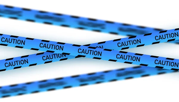 Blue police line. Crime scene yellow tape. danger tapes. Vector stock illustration. —  Vetores de Stock
