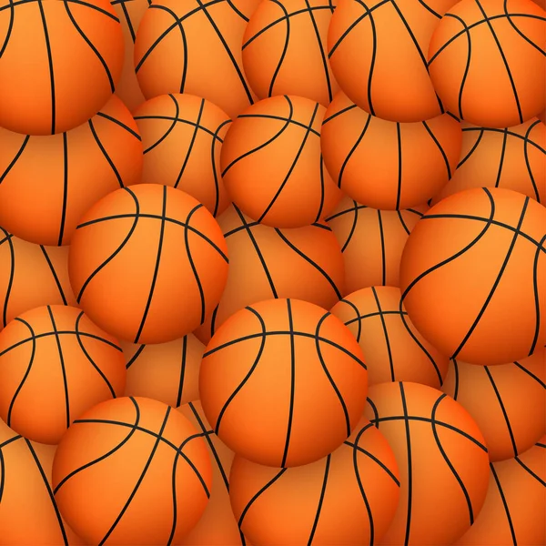 Basketball ball sticker pattern. Vector illustration isolated on white background. — Stockvektor