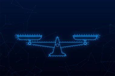 Ölçek simgesi. Terazi, beyaz arka planda izole edilmiş. Vektör stok illüstrasyonu