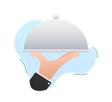 Kapak tasarımı için düz stil kapağı. Vektör illüstrasyonu izole edildi. İş konsepti.