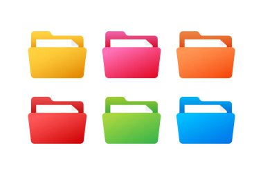 Veri deposu. Web tasarımı için resim. Dosya yönetimi kavramı.