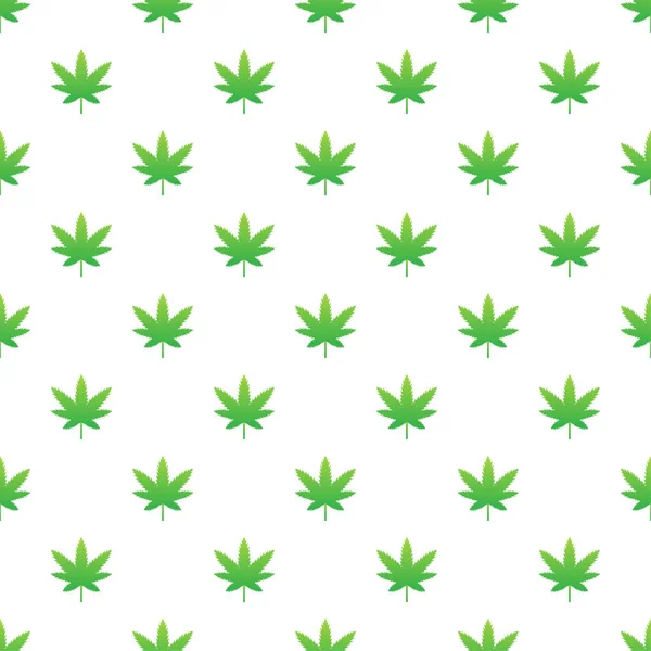 Icono creativo del logotipo del vector de hoja de cannabis. Plantilla para CBD Patrón de cannabidiol. Ilustración vectorial. — Vector de stock