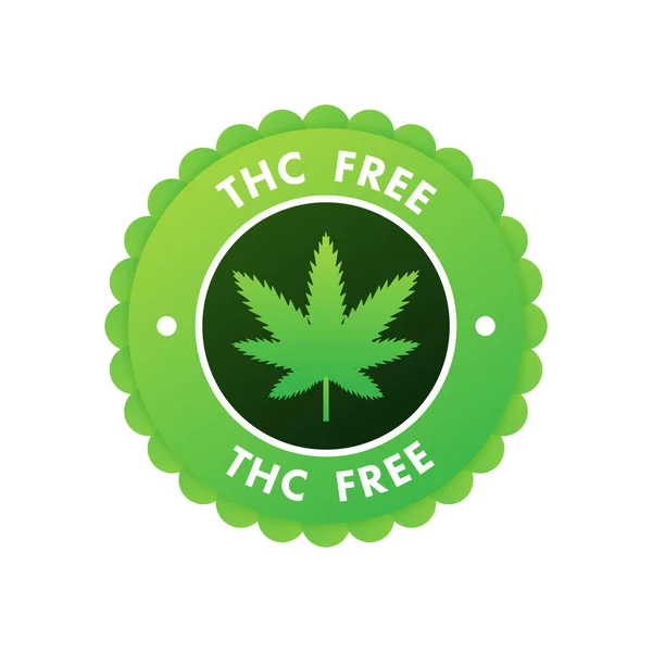 Ícone Logotipo Vetor Folha Cannabis Criativo Modelo Para Cbd Cannabidiol — Vetor de Stock