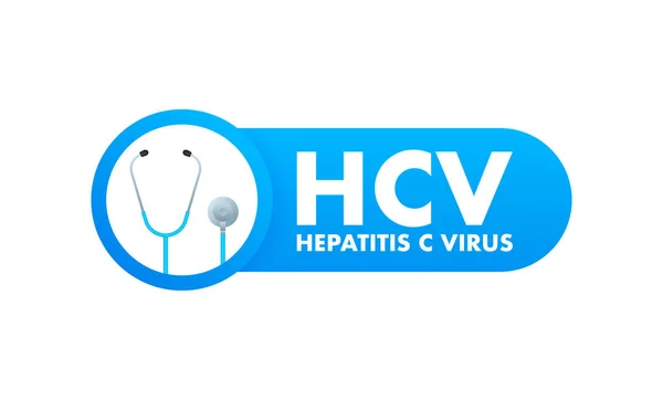 Virus Hepatitis Para Diseño Salud Concepto Del Día Mundial Salud — Vector de stock