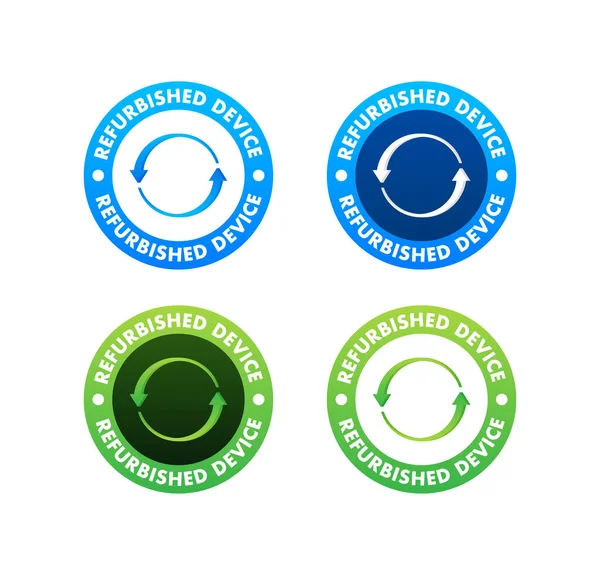 Yenilenmiş cihaz, her amaç için harika bir tasarım. Vektör arkaplanı.