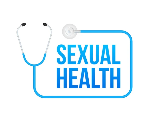 Seksuele Gezondheid Logo Symbool Vector Illustratie Wereldgezondheidsdag — Stockvector