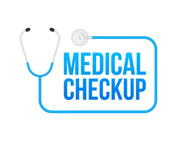 Chequeo Médico Icono Para Diseño Informes Ilustración Vectorial — Vector de stock