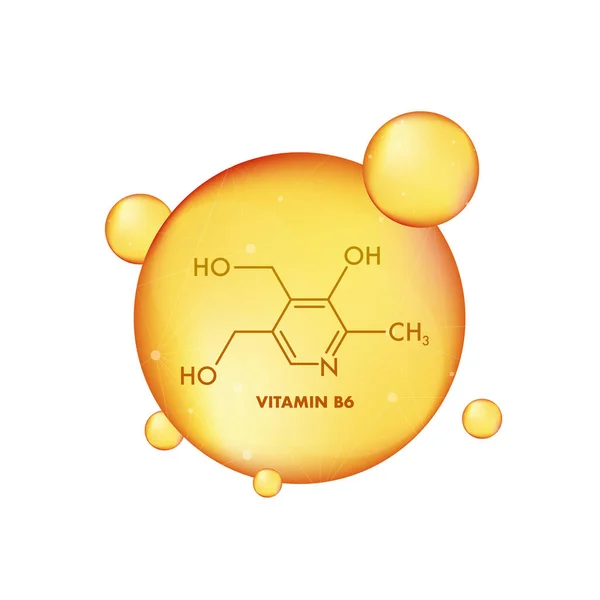 Fórmula Vitamina Para Desenho Médico Fórmula Vitamina — Vetor de Stock