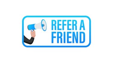 El ele megafon, bir arkadaşa yönlendir. Hareket grafikleri .