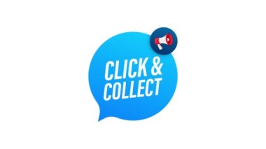 Megafon tıkırtısı ve pankart koleksiyonu. Düz stil. Web Sitesi Hareketi grafik simgesi. Hareket grafikleri .
