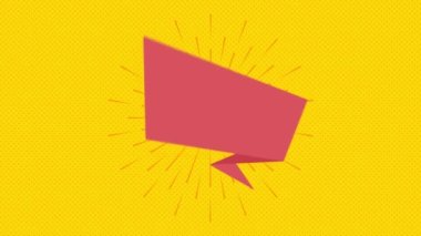 Megafon afişi, yaklaşan olaylarla ilgili iş konsepti. Hareket grafikleri .