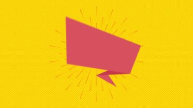 Tarihi kaydet. Rozet, megafonda işaret var. Düz Hareket grafikleri .