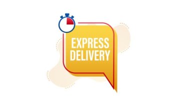 Ekspres teslimat servisi. Kronometreyle hızlı teslimat emri. Hareket grafikleri