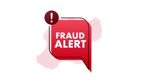 Alerta Fraude Auditoria Segurança Verificação Vírus Limpeza Eliminação Malware Ransomware — Vídeo de Stock