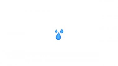 Pankart tasarımı için el yapımı su damlası. Dünya gezegeni. Toprak suyunu sakla