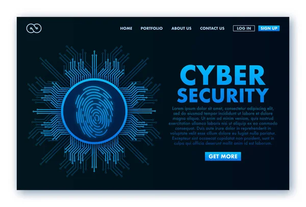 Kybernetické Bezpečnostní Vektorové Logo Štítem Značkou Koncept Bezpečnostního Štítu Internetová — Stockový vektor