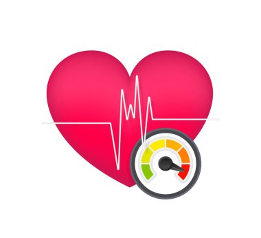 Kan basıncı ölçülüyor. Basınç ölçümü. Yüksek kan muayenesi.