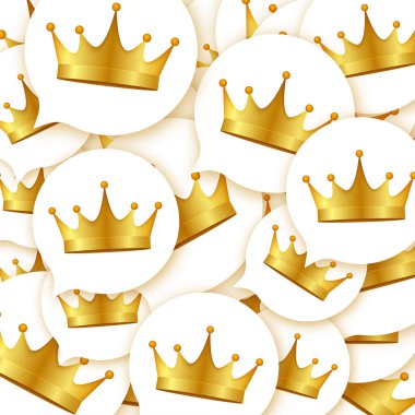 Mezuniyet örgüsü olan Altın Taç. Vektör stok illüstrasyonu