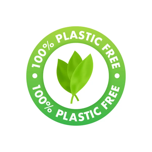 Πλαστικό Πράσινο Σήμα Εικονίδιο Bpa Πλαστικό Ελεύθερο Χημικό Σήμα Εικονογράφηση — Διανυσματικό Αρχείο