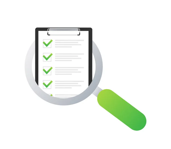 Clipboard Checklist Assessment Assessment Users Experience Services Vector Stock Illustration — Stockový vektor