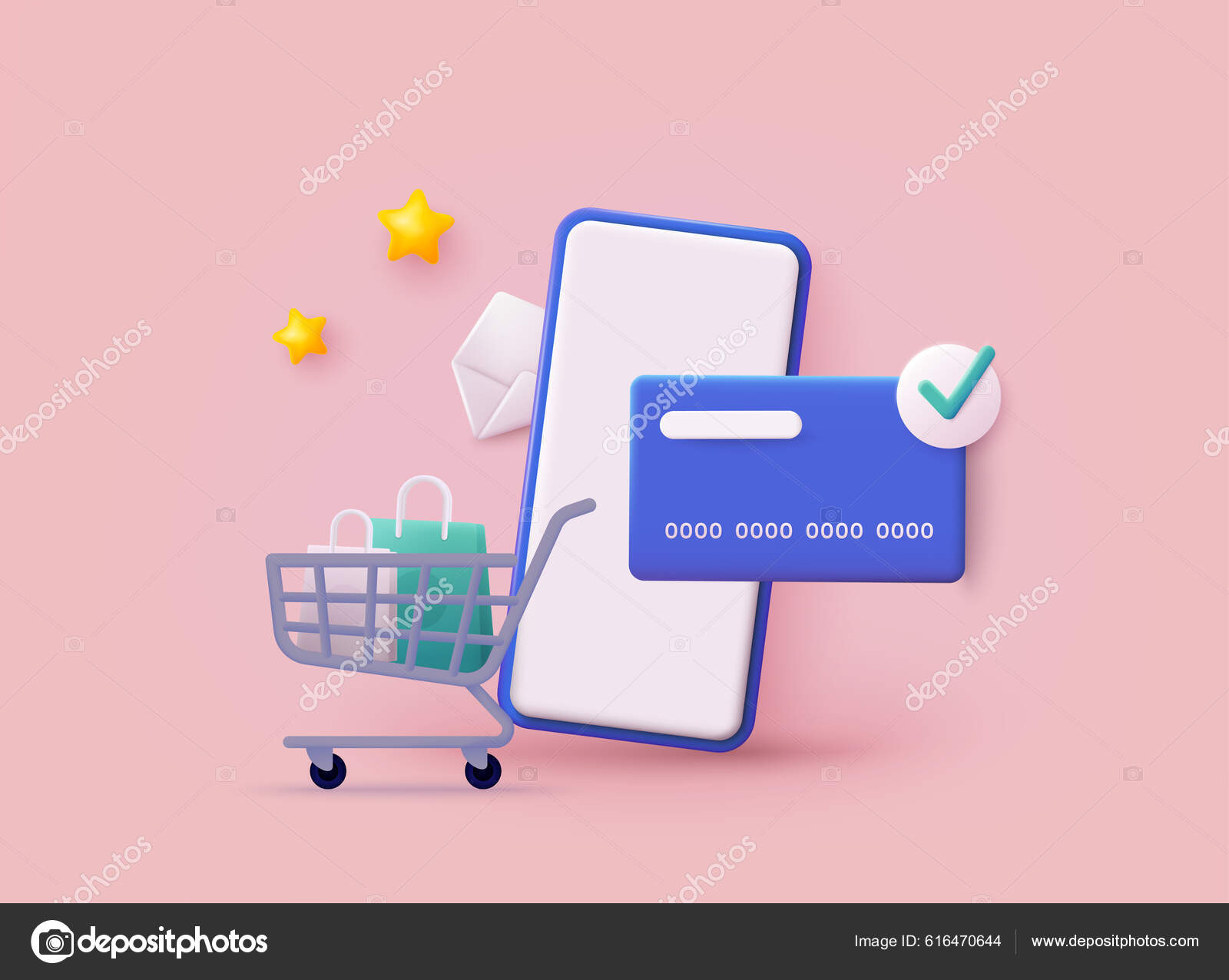 Online Shopping Payment Card Store Marketplace Using Ornament