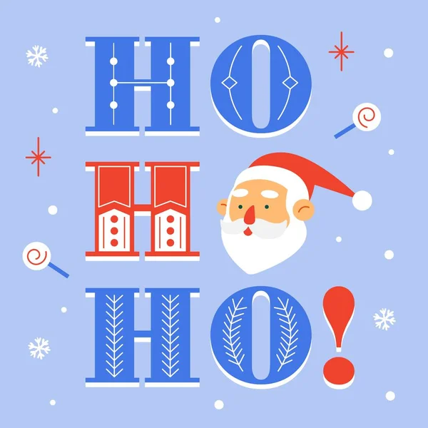 Karácsony Karakter Betű Vektor Design Illusztráció — Stock Vector