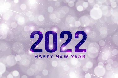 Bulanık yeni yıl 2022 arkaplanı