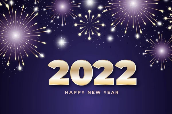 불꽃놀이 2022 — 스톡 벡터