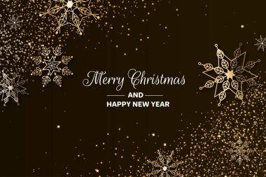 Sim efekti vektör tasarımı illüstrasyonlu noel arkaplanı