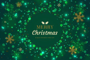 Yılbaşı ışıl ışıl arka plan vektör tasarımı çizimi