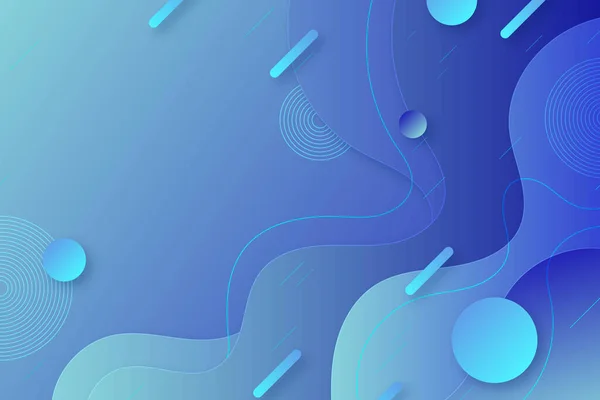 Gradient Blau Hintergrund Vektor Design Illustration — Stockvektor