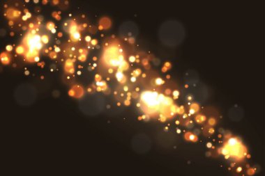 gerçekçi bokeh arkaplan vektör tasarımı çizimi