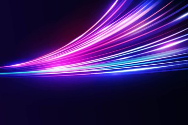 Modern soyut yüksek hızlı hareket efekti. Gelecekçi dinamik hareket teknolojisi. Pankart ya da poster tasarımı fikri için hareket deseni