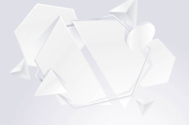 gerçekçi beyaz tek renkli arka plan vektör tasarımı çizimi