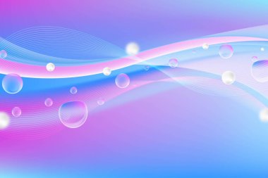 gradyan dalgalı arkaplan vektör tasarımı çizimi