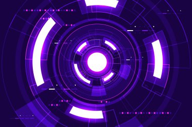 gradyan teknoloji fütüristik arkaplan vektör tasarımı çizimi