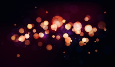 gerçekçi bokeh arka plan vektör tasarımı resimlemesini ışıklandırır