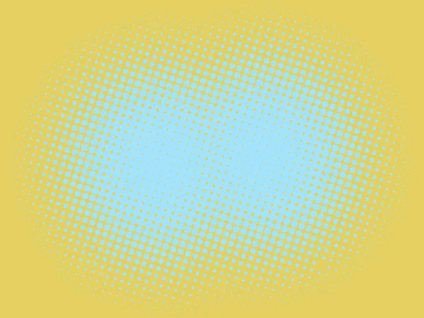 Yellow halftone background Pop Art Retro Vector Illustration — Vettoriale Stock