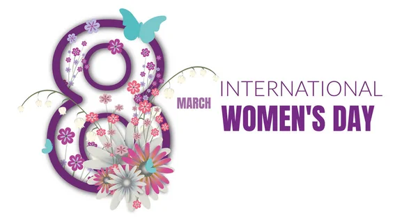 Internationale Vrouwendag — Stockvector