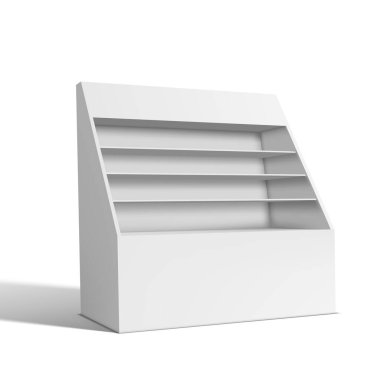 Ürün Tanıtımı için 3D Mağazalar Rafları Göster