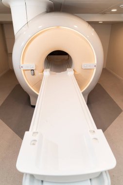 MRI - Hastanedeki manyetik rezonans görüntüleme cihazı. Tıbbi Malzeme ve Sağlık Hizmetleri. Modern hastalık teşhisleri. Tıbbi ekipmanların satışı ve bakımı. 