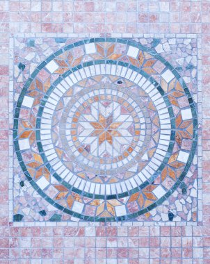 Eski seramik fayanslar duvar dekorasyonu ve arkaplan