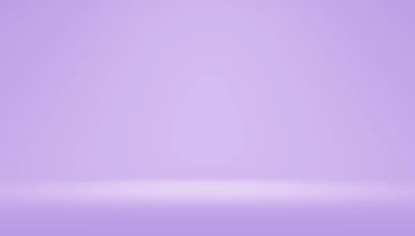 Abstrakte Pastellviolett Hintergrund Und Farbverlauf Hellen Hintergrund Mit Studio Tisch — Stockfoto